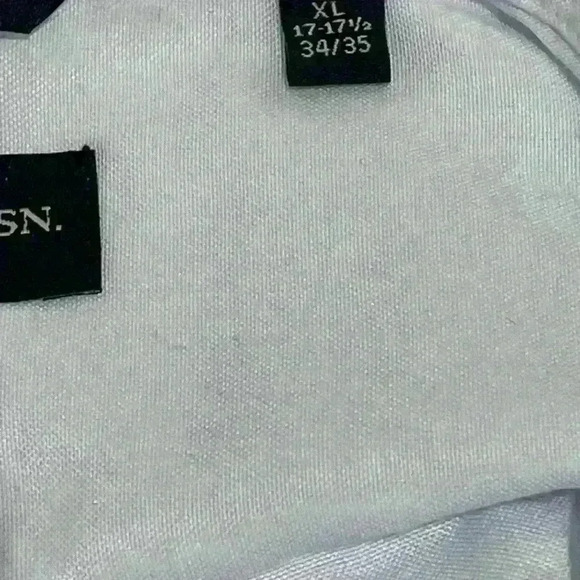 U.S Polo Assn Men’s solid stretch Poplin long sleeve button down shirt XL 17.5 - Picture 8 of 11